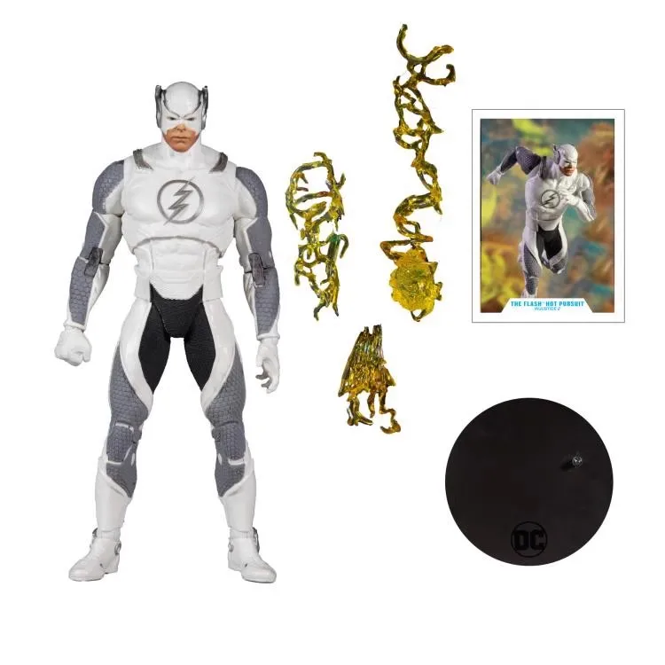 

Injustice series of peripheral toys hot pursuit skin white 7-inch moving figure