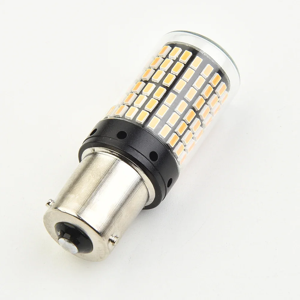 PY21W 5009 BAU15S 7507 LED Bulbs Led CanBus Lamp For Turn Signal Light Reverse Tail Light Amber Blinker 144SMD Fully Decoded
