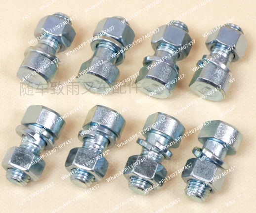 Forklift rear wheel steel ring screw 6.50-10 bolt M12 for 2 tons 3 3.5T