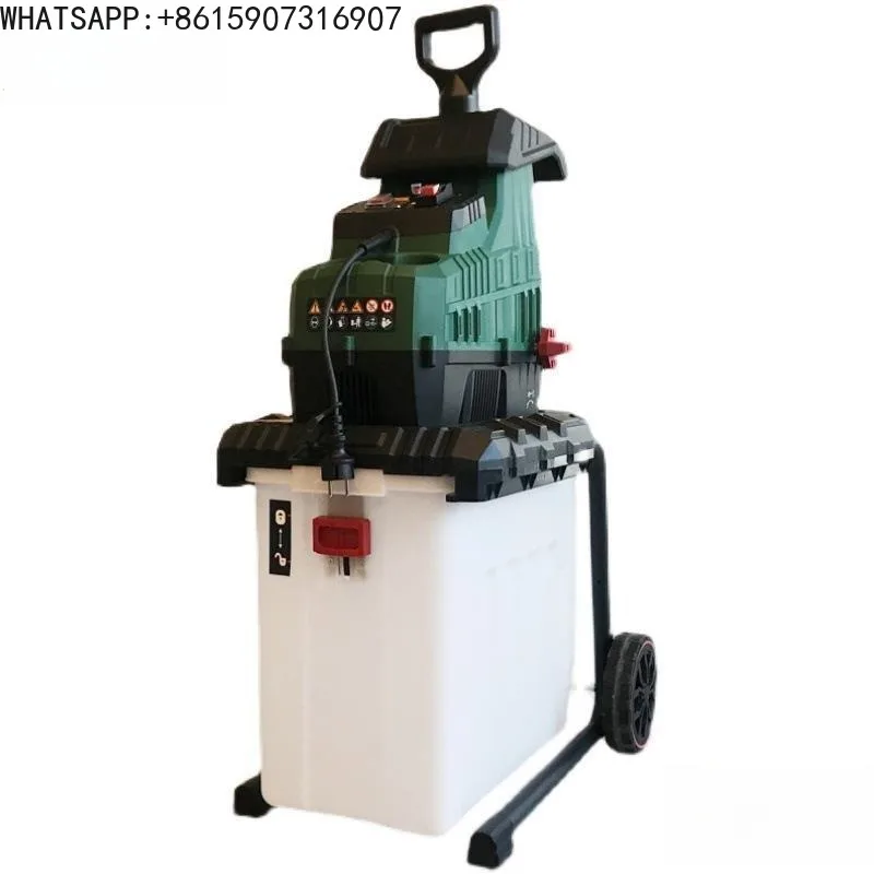 

2800 Вт промышленный бытовой электрический измельчитель деревянных ветвей садовый электрический измельчитель листьев деревьев высокой мощности