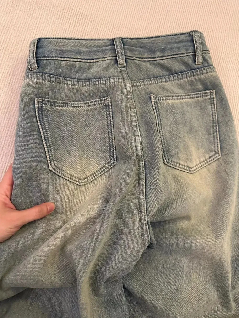 Vintage Casual Koreaanse Chique Velevt Jeans Vrouwen Fleece Skinny Thermale Winter Sneeuw Denim Broek Potlood Moeder Skinny Jaren 90 Denim Broek