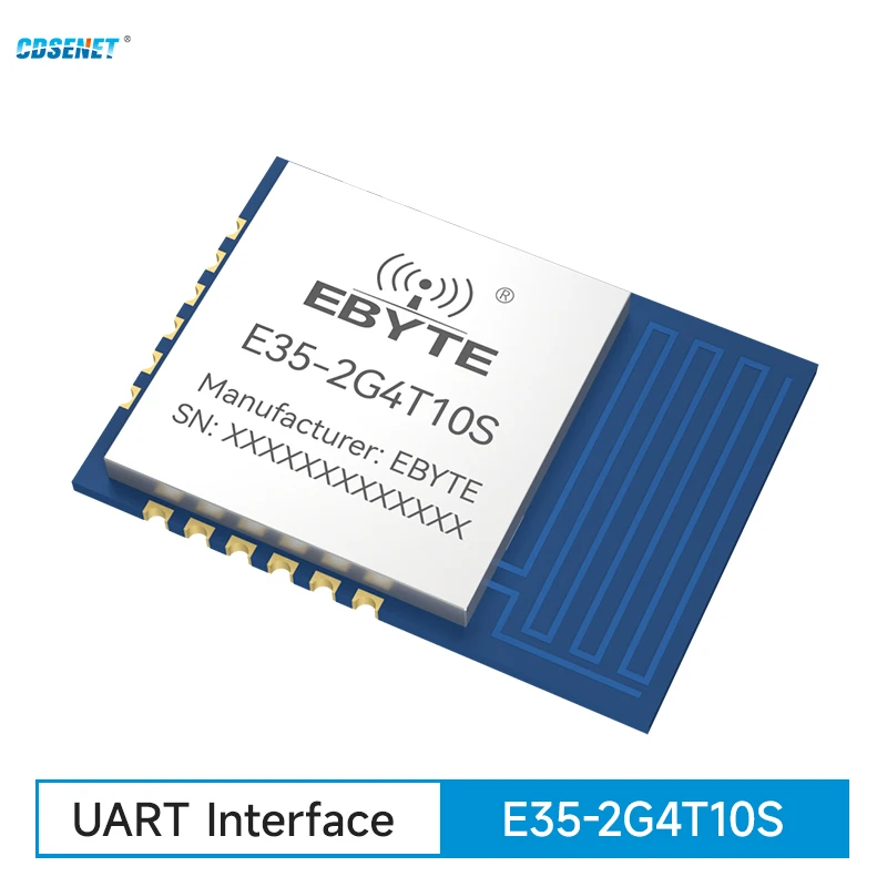 TLSR8208 2.4G Serial Port Transparent Transmission Module UART CDSENET E35-2G4T10S Low Power Long Distance Air Rate 250K-2M PCB