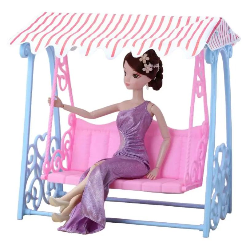 

Забавная мебель для кукольного домика, миниатюрная сцена, аксессуары для кукол, парковые качели, детские игрушки, быстрая доставка, подарок для детей, девочек, игра «сделай сам»