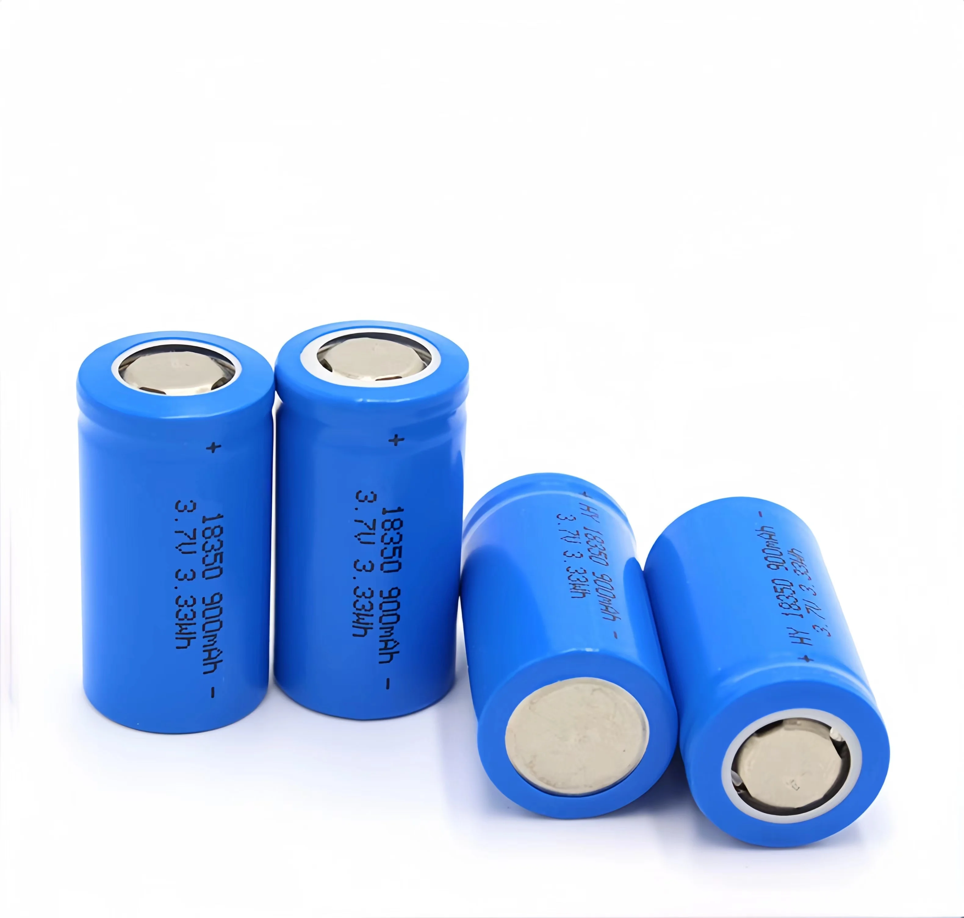 

4pcs/lot 3.7V 18350 rechargeable battery 900mAh special lithium battery