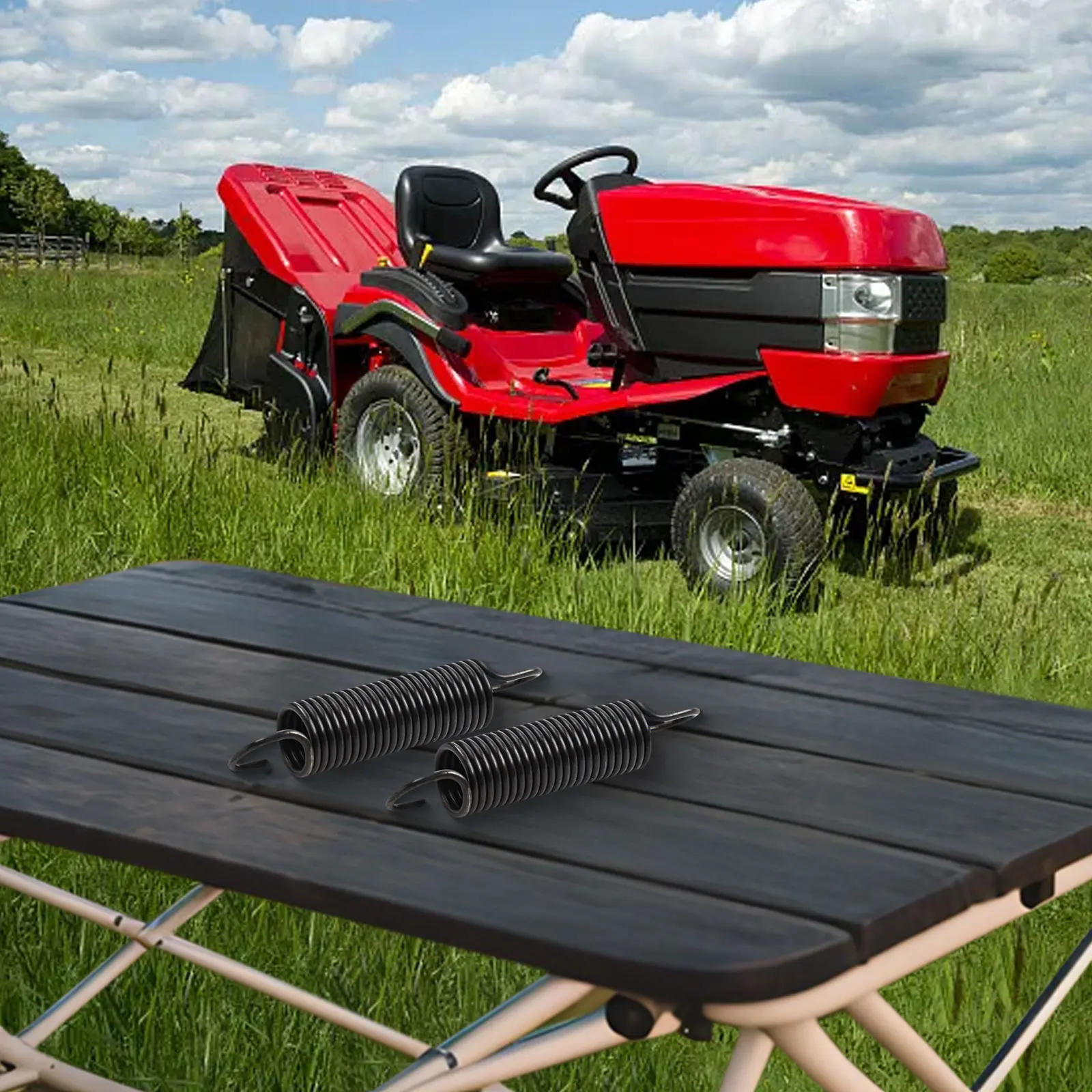 

Для безопасного кошения, 42 палубных пружины, аксессуары для газонокосилок, надежная косилка, тормозное действие, комплект из 2 предметов, совместимый с 131845