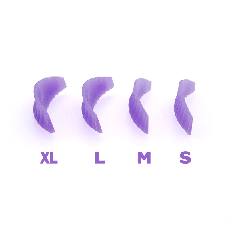 4Pairs Reusable Eyelash Lifting Silicone Lamination Pad Vertical Stripe Perm Rods 3D Lashes Extension Curler Makeup Tool