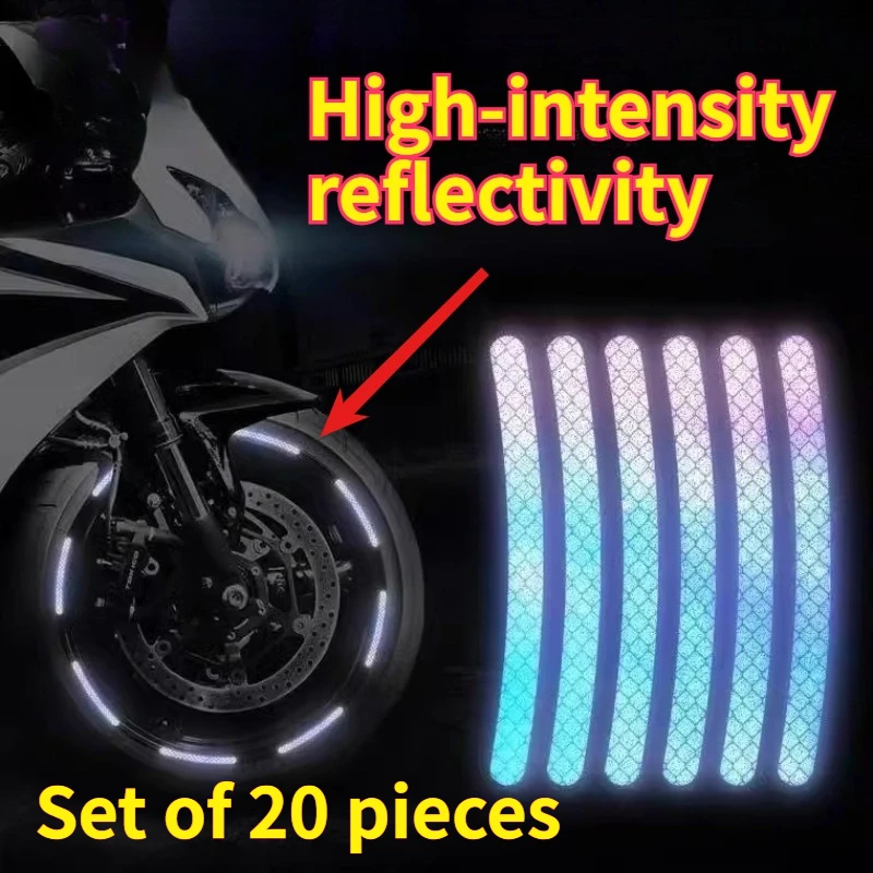 

Waterproof Reflective Tape High Visibility Motorcycle Sticker Night Safety Decal 오토바이 반사 스티커