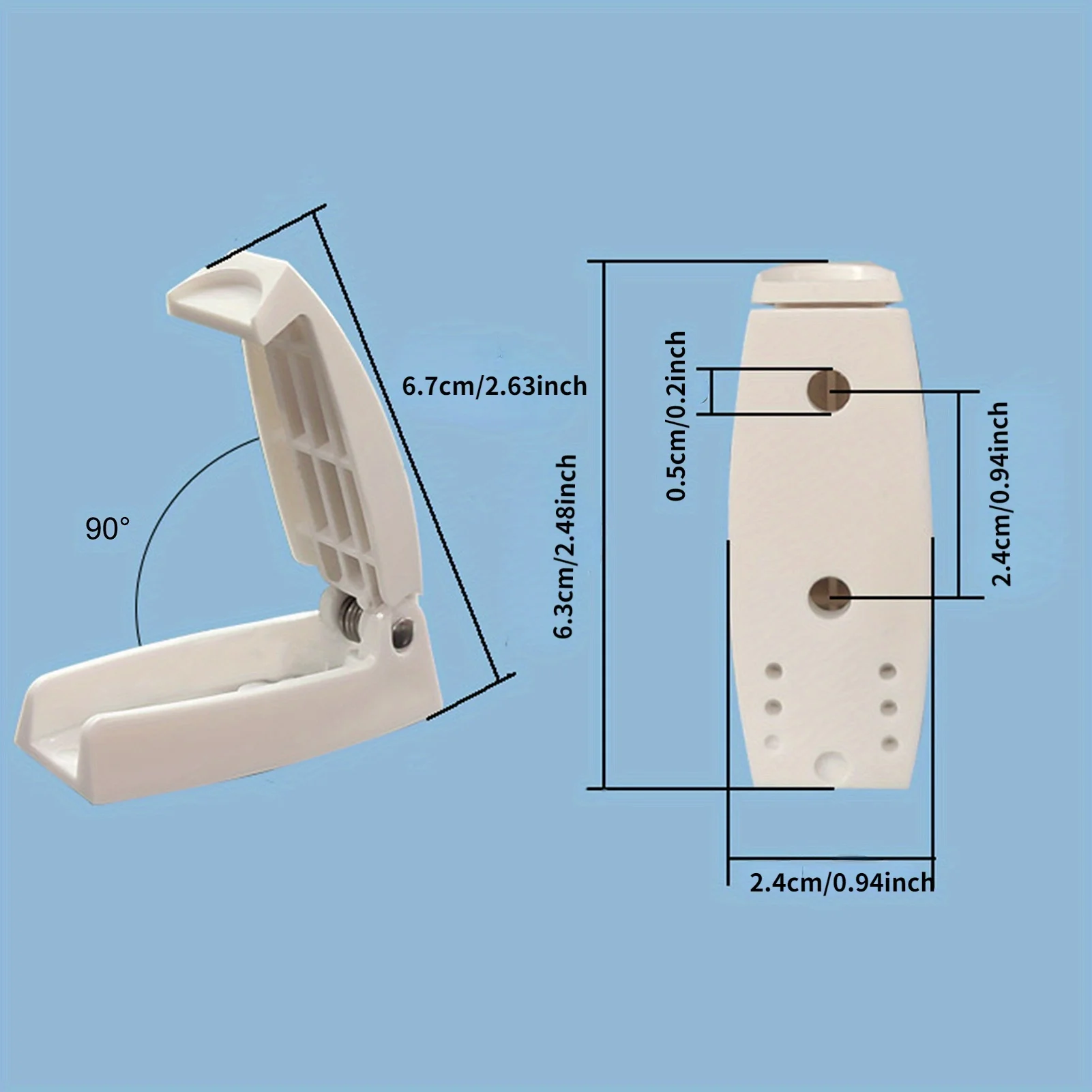 1pc Single RV Door Latch - A Reliable Storage Option for Campers, And Travel Bags - Sturdy And User-Friendly Hook Door Catch