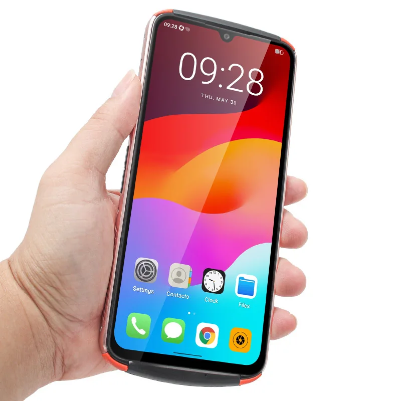 UNIWA-Smartphone Android robusto, projetor de vídeo, telefone móvel, luxo, NFC, 4G, 6.72in, FHD, 8GB + 256GB, 5050mAh, 18W, carga rápida