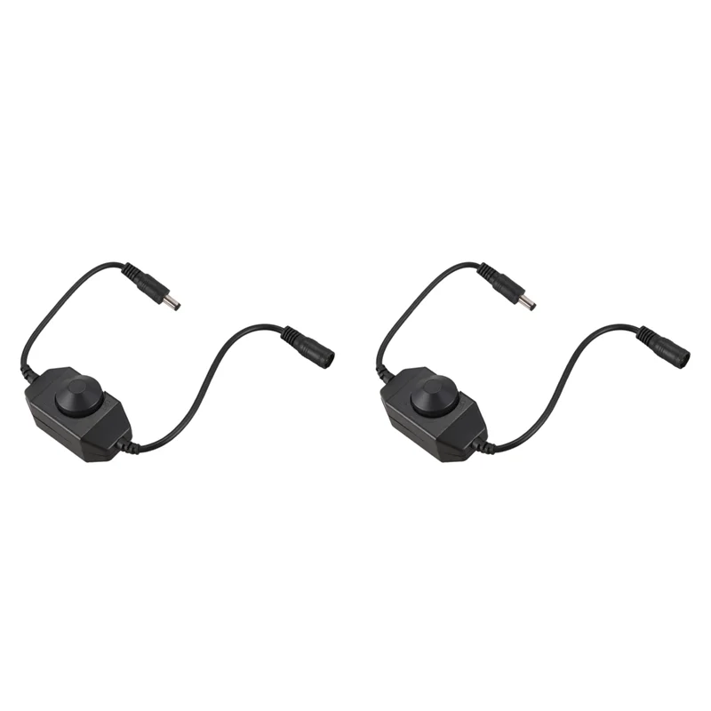 Emption! 2X 12V / 24V 6A LED-Dimmer-Controller Passen Sie die Helligkeit für einfache Farbe an, klar, schwarz