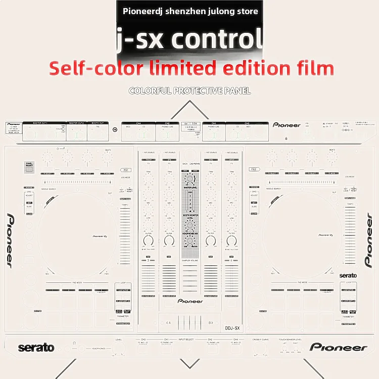 Pioneer DDJ SX2 SX3 Digital DJ Controller Protective Film Color Sticker