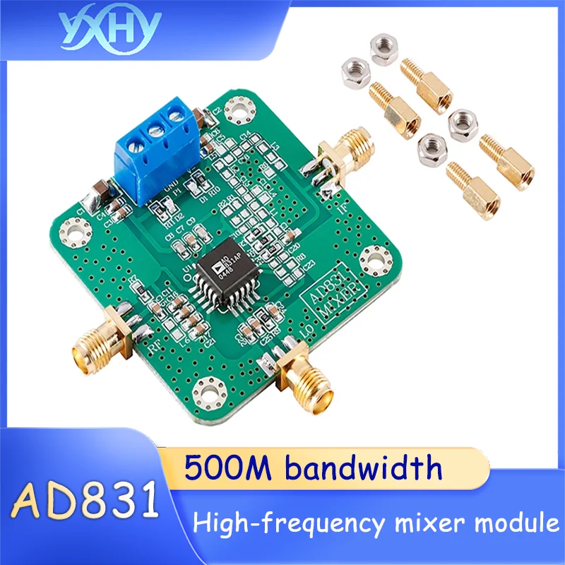 

1PCS AD831 High-frequency Mixer Module - 500M Bandwidth - Up-Down Mixer Frequency Converter - Dual Balanced Mixer