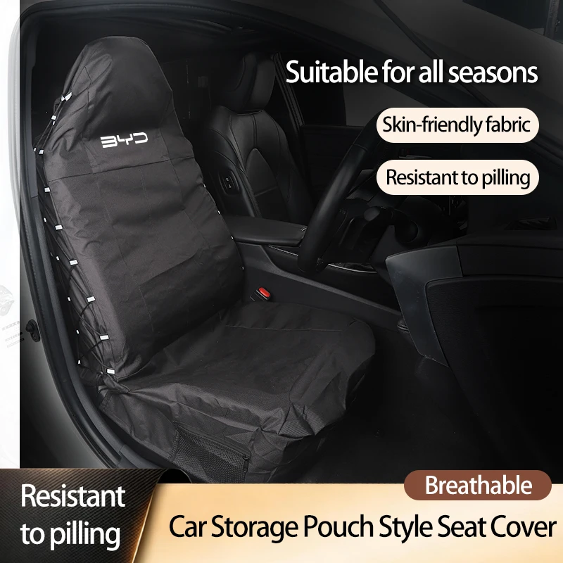 1Pc Car Oxford Cloth Seat Covers Storage Cover Car Accessories For BYD F3 I3 F0 F6 S6 S8 E5 E6 G3 G6 L3 S7 M6 Song Qing Yuan Max