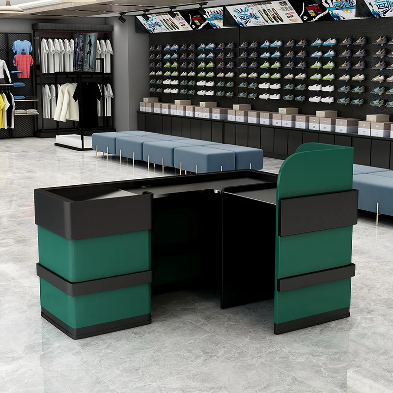 retail store checkout counter cashier desks