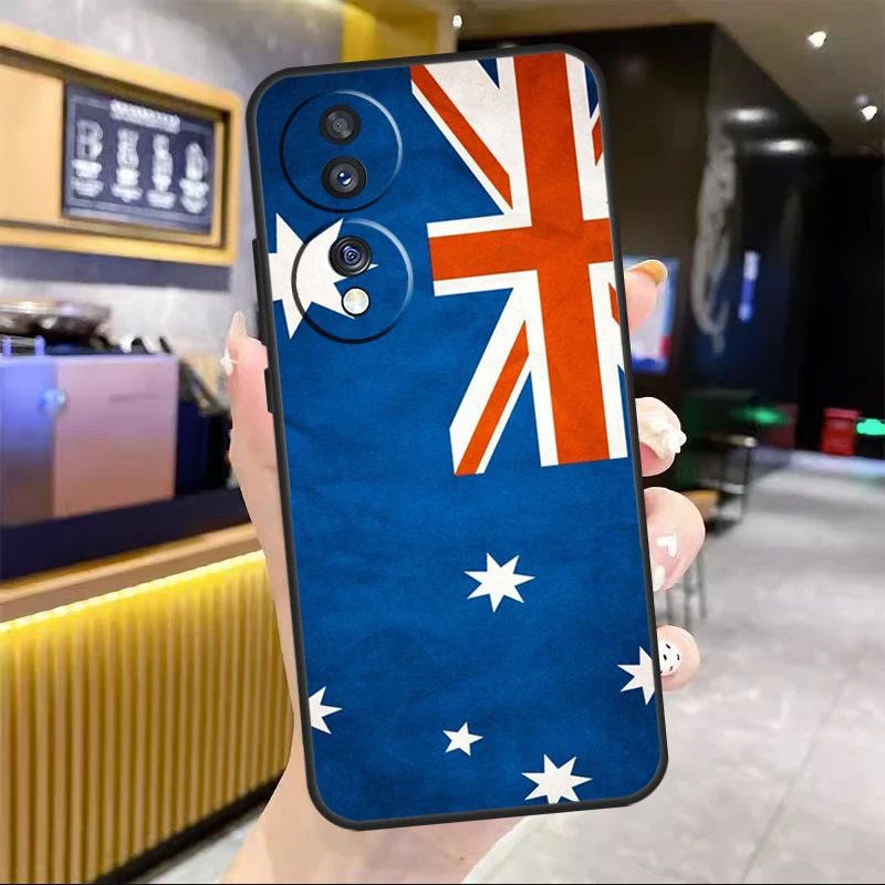 Australia Flag Case For Honor X8a X9a X7a X6a X6 X7 X8 X9 8X 9X Magic 5 Pro 4 Lite 10 50 70 90 Lite Cover