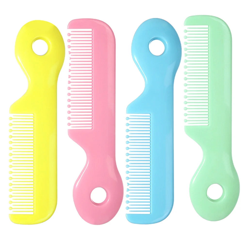 

4pcs Baby Hair Comb Set Infant Newborn Grooming Tool Lightweight Scalp Massager For Toddler Girls Boys Hair Care