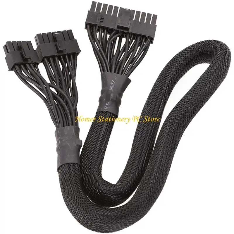 

Y5LA Durability 18AWG 14+10Pin to 24PinATX Power Cable for Stable&Safe Power Supply