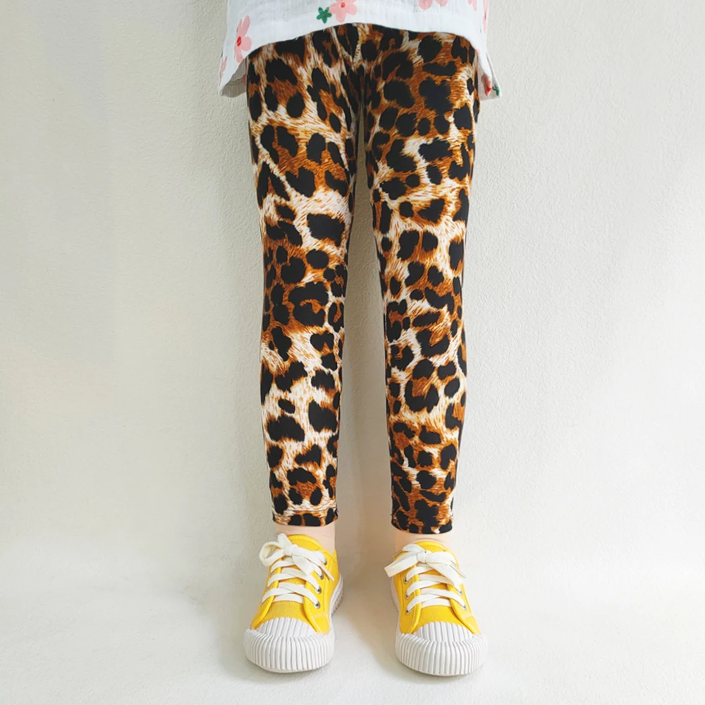 Mädchen Leggings Mode Cartoon Enge Hosen Frühling und Herbst Baby Mädchen Slim Fit Blumen Leggings Sommer Kinder Hosen – Detail 17