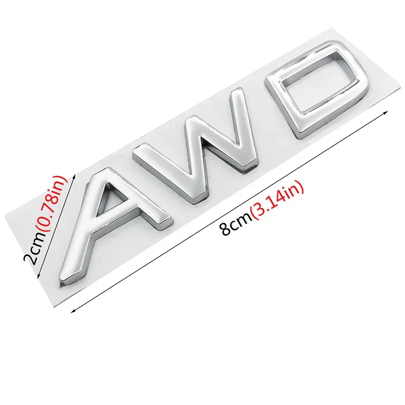 3D Metal T5 T6 AWD LOGO Emblematy Odznaki Naklejka samochodowa Litera Naklejka Stylizacja samochodu Dla Volvo XC60 XC90 S60 S80 S60L V40 V60 Błotnik