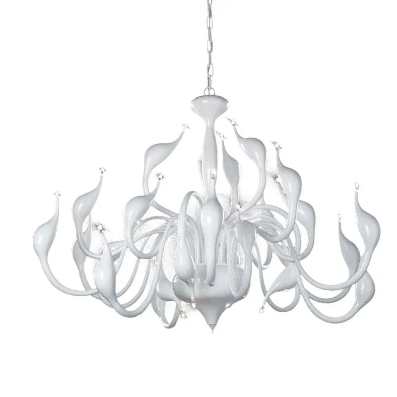 

Nordic swan chandelier living room bedroom clothing store simple modern restaurant creative personality