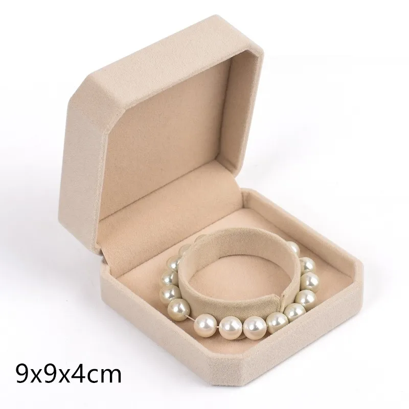 Boîte à Bijoux en Velours pour Boucles d'Oreilles, Collier, Bracelet, Pendentif, Étui de Rangement, Présentoir, Support, Cadeau de Mariage, 1 Pièce