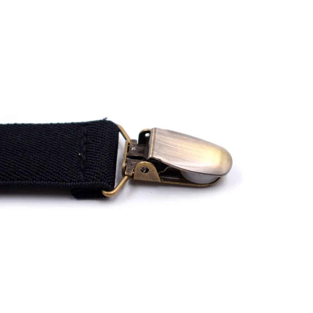 Bretelles Vintage de 2.5cm de large, dos en Y avec 3 clips, bretelles élastiques réglables pour pantalons, ceinture à bretelles pour femmes, accessoires de mode