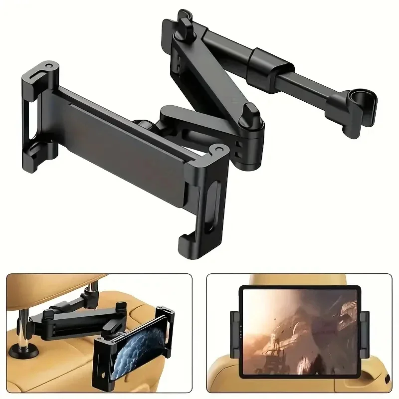 

Telescopic Car Rear Pillow Phone Holder Tablet Car Stand Seat Rear Headrest Mounting Bracket for Phone Tablet 4-11 Inch