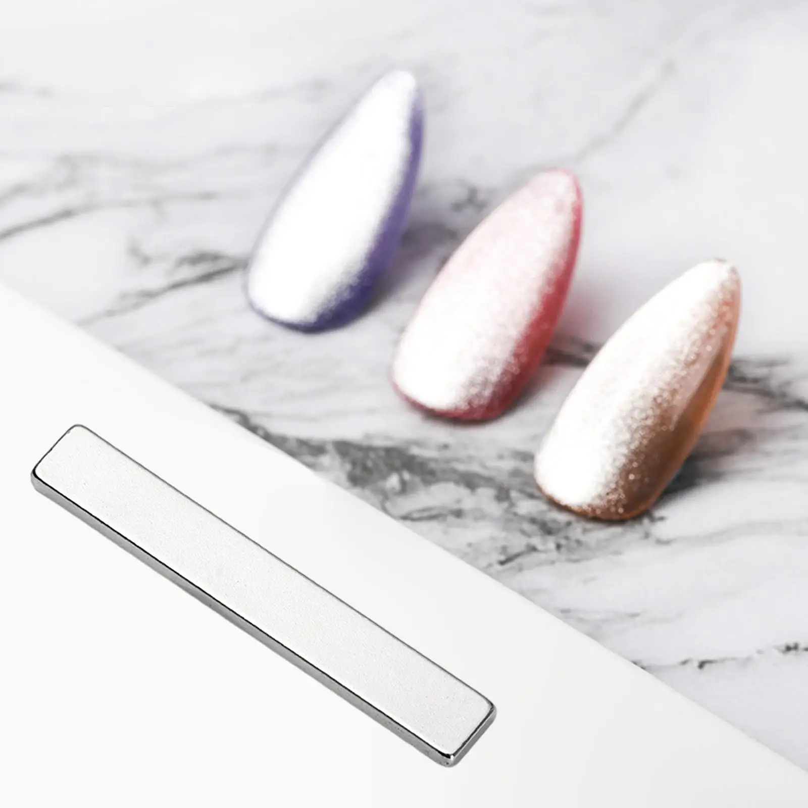 Magnet Stick Board Magnetics Tool for Creating Rainbow Born Pretty Nail Design with Gel Nail Stickers and Nail Arts