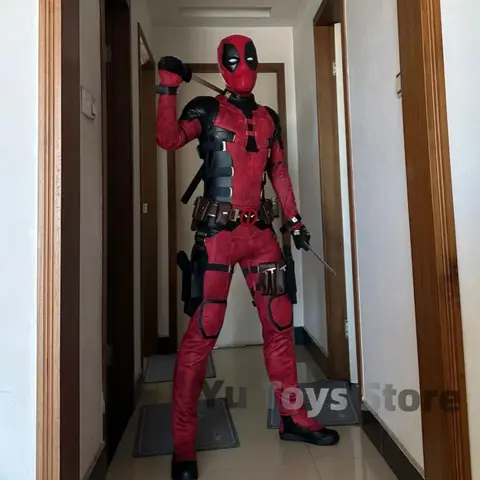 Deadpool Costumes Bodysuit Boys Superhero Cosplay New Comic Compression Workout Body Building Dead Pool Anime Halloween Kid Gift