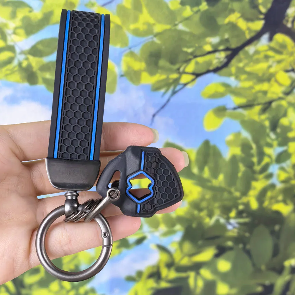 Sport Silicone Key Protector With Keychain For Suzuki Vstrom 650 1000 1050 1050XT DL650 DL1000 Vstrom650 Vstrom1000 Vstrom1050