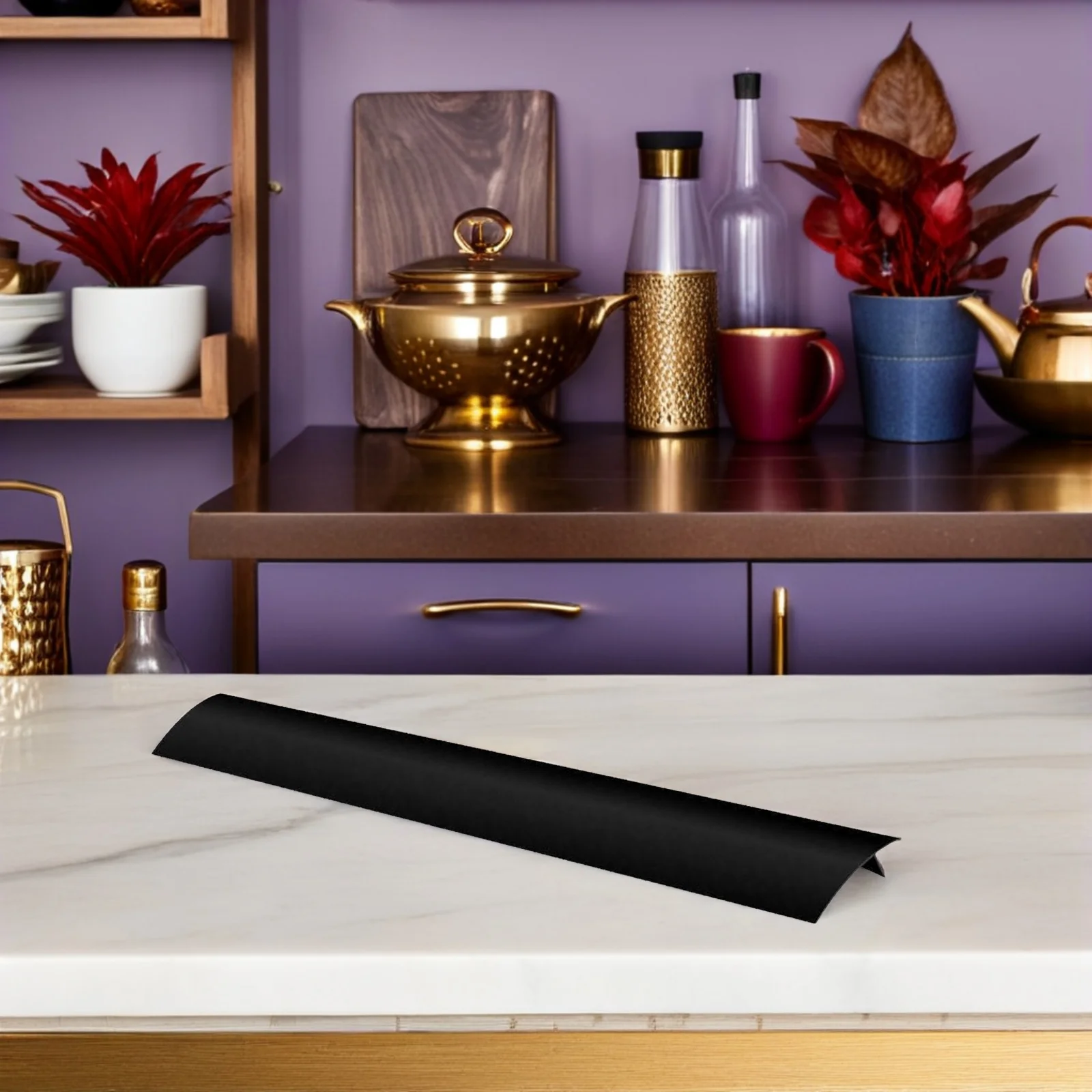 

2pcs Silicone Kitchen Stove Gaps Cover Spill Protector Seal Slit Filler Countertop Oven Guard Non-Slip Dust-Proof For Stove Sink