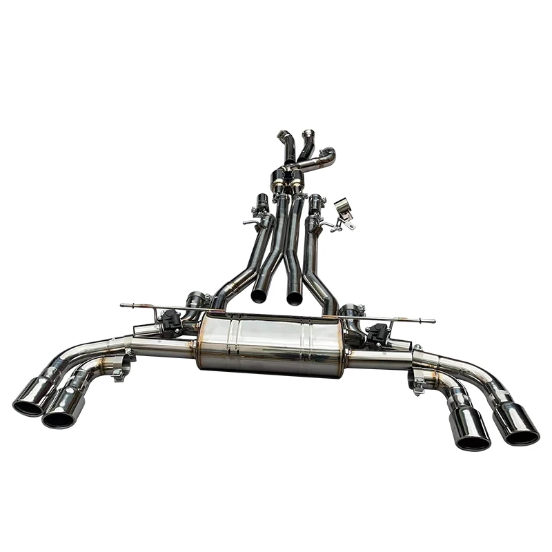 

JTLD Performance 304 Stainless Steel Exhaust Valved Catback For Bmw 5 Series G30 540I Exhaust System