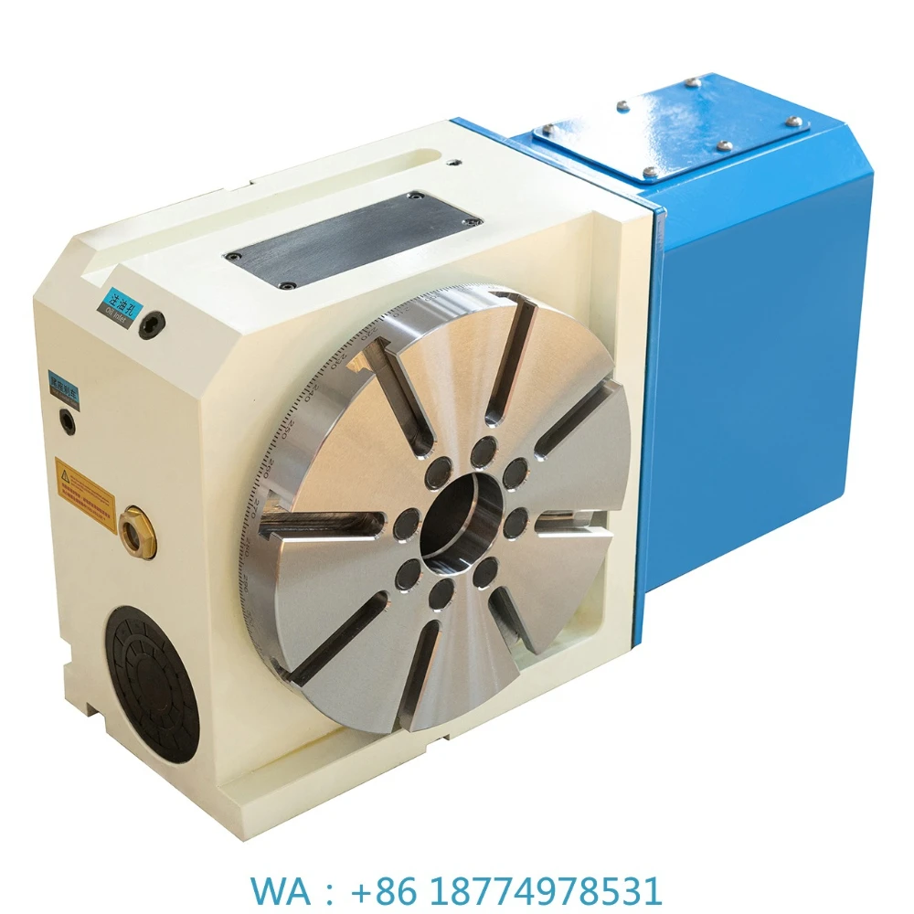 Axis Rotary Table Gear Bearing Motor Part CNC AC Servo Divide Head High Precision Universal Four