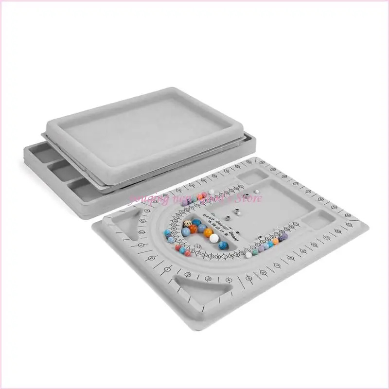 

57QA Adjustable Jewelry Design Board For Craft Enthusiasts Plastic Beading Platform