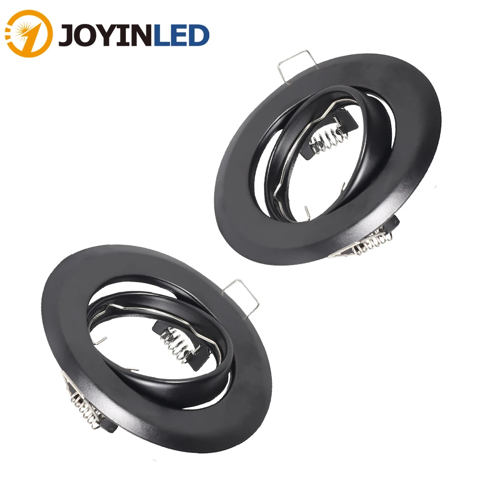 Round Recessed Downlight Spotligh Ceiling Spotlight Housing Replaceable Light Source MR16 GU10 50mm LED Lamp