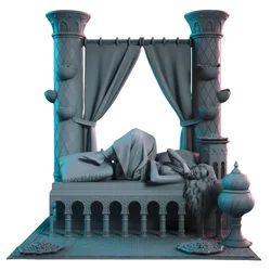Harika Figure 1:24 Miniature Figure Resin Model Kit Unpainted Plastic Model Kit A511