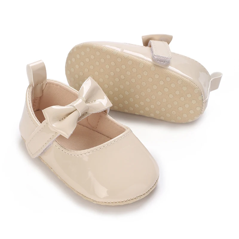 

Baby Girl's Slip-On Bow Design Walking Shoes for All Four Seasons