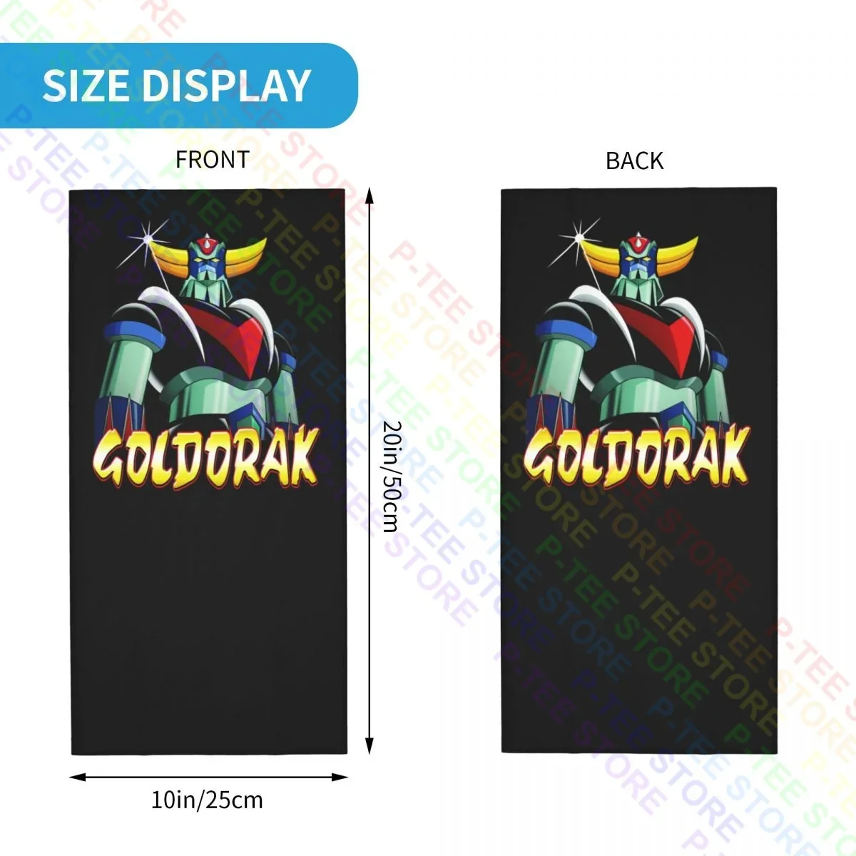 Manga Goldorak V3 Ufo Robo Grendizer 1975 Polaina de pescoço Bandana Cachecol Máscara facial Simples Meia máscara Tubo de polaina