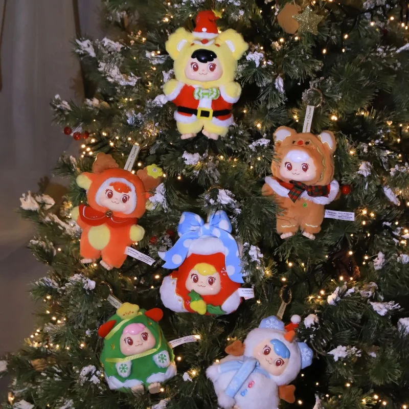 

Ajioo Рождественская вечеринка серии слепая коробка орнамент игрушка витрина кукла рюкзак кулон загадочная коробка подарок мультяшная фигурка коллекционировать