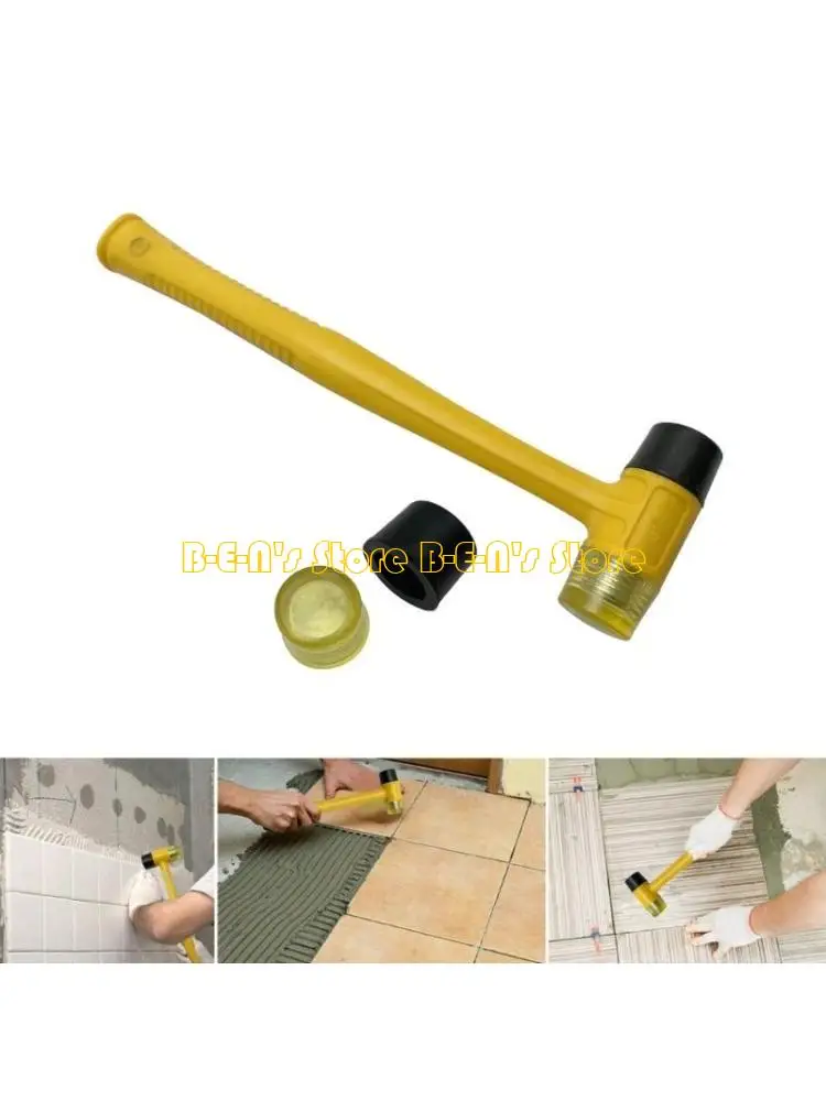 

Y1AD Многоцелевой резиновый молоток, сверхмощный молоток, прочный и удобный резиновый молоток с нескользящей ручкой для DIY