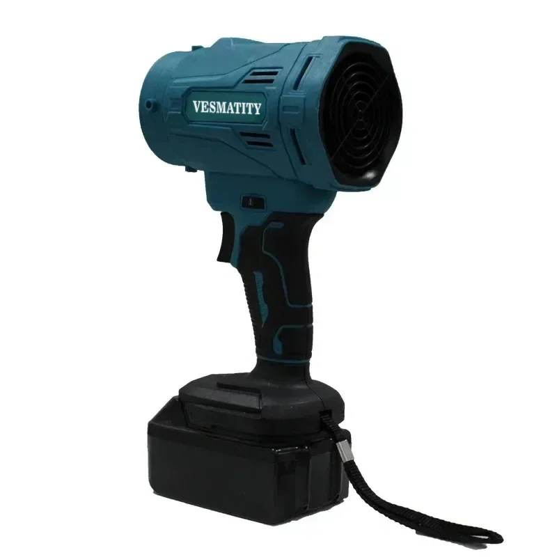 VESMATITY 130000 RPM Brushless Jet Turbine Fan 6 Speed Hair Dryer Dust Removal Tool for Makita 18V 20V Battery Max