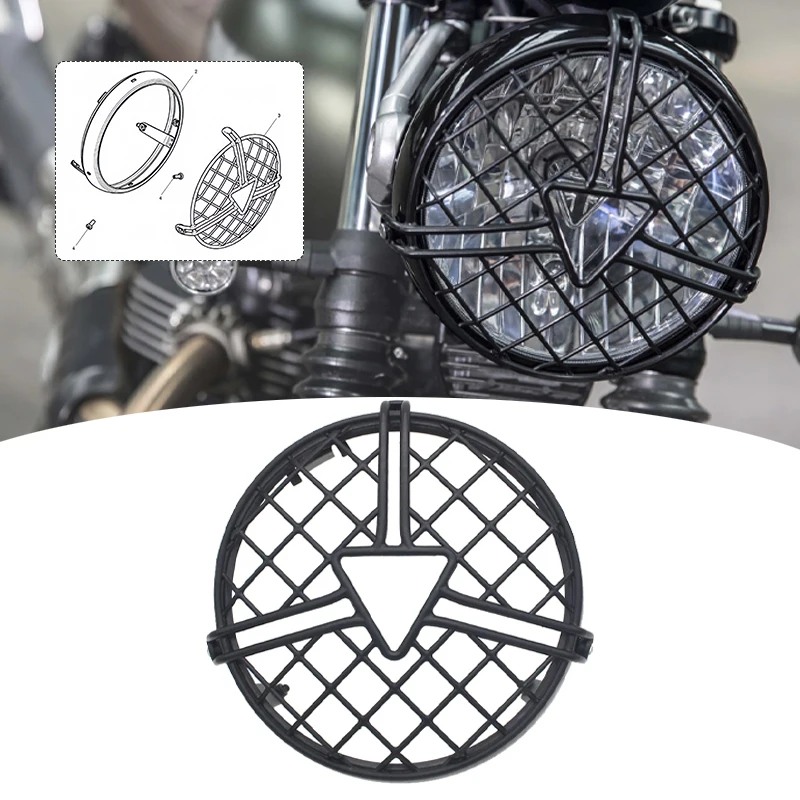 

Motorcycle Accessories For Bonneville T100 T120 Street Scrambler Scrambler 400X 900 Headlight Guards Protector Cover