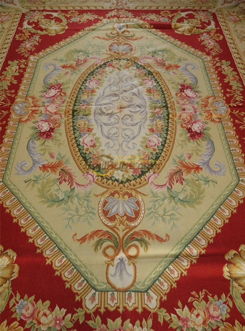 

Carpet Handmade Home Decoration Carpet Aubusson Carpet Wool Knitting Carpets Square Rug