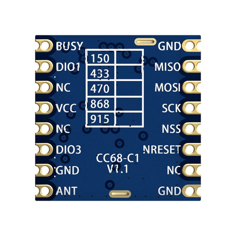 150Mhz CC68-C1 LLCC68 Lora Module160mw 5KM Full Instead Of LORA1262/LORA1268