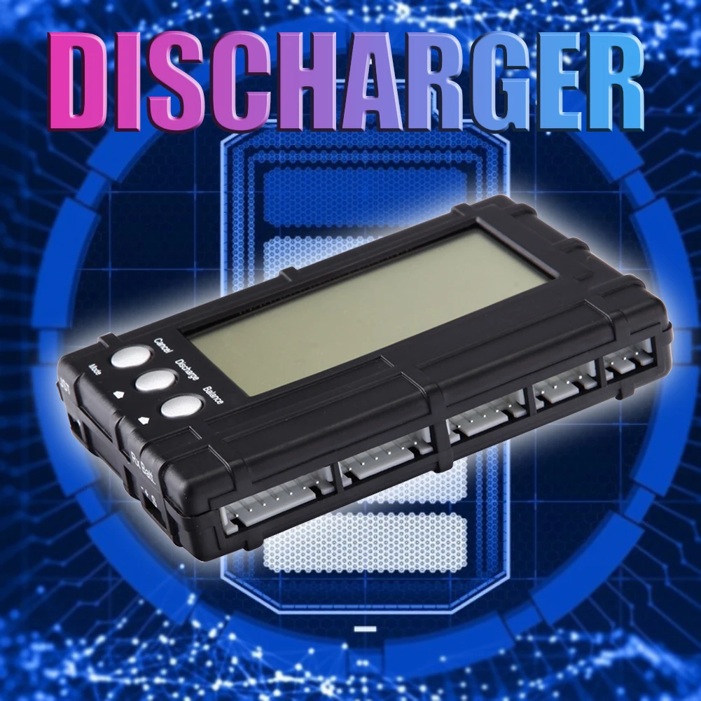 Imagem -03 - Verificador de Capacidade da Bateria Digital Descarregador Balancer Meter Testador de Tensão rc 26s Servo Lipo Li-fe Nimh em 1
