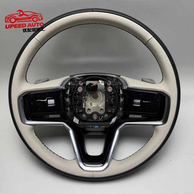 Suitable for the new Land Rover Defender 110/90/130, genuine carbon fiber steering wheel modified for sporty upgrade to D-type
