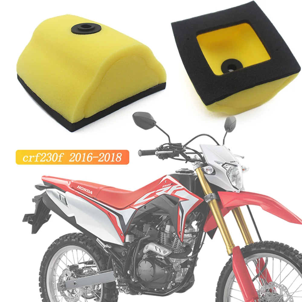 Motorcycle Washable Foam Air Filter Intake Cleaner For Honda CRF150F CRF230F CRF 150 230 F Dirt Bike Sponge Element