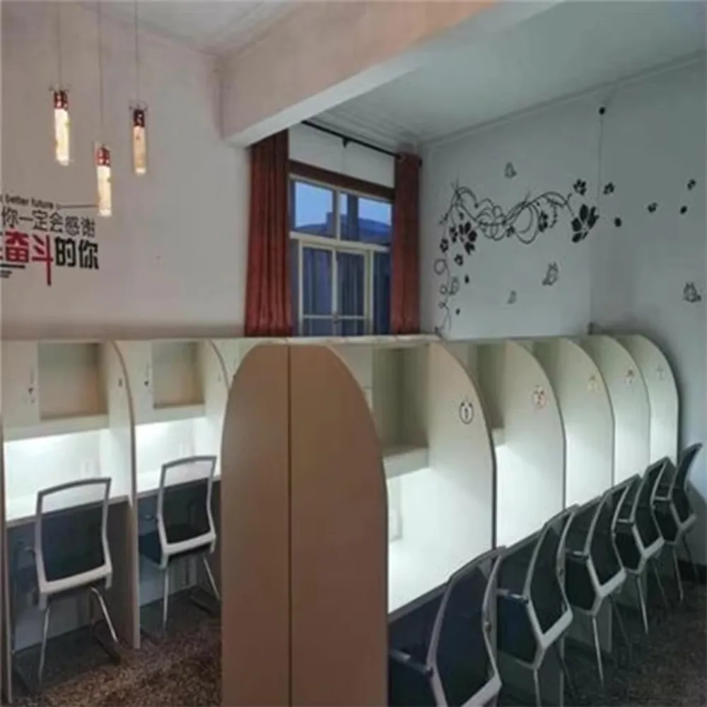 

High Quality School Furniture Library Writing Table And Chair Manufacturer Multifunctional Study Desk