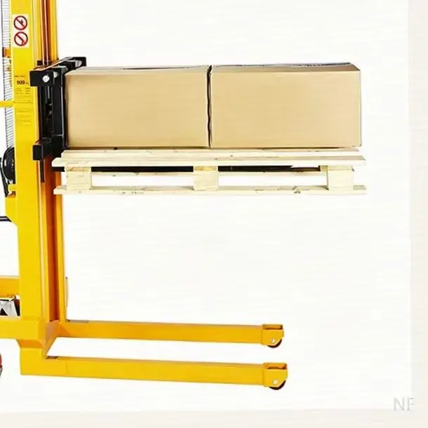 NF  Hand-Operated Forklift, Winch-Lift Stacker, Light-Duty Wire Rope Stacker, LS500 Forklift, Warehouse Material H(Customized)