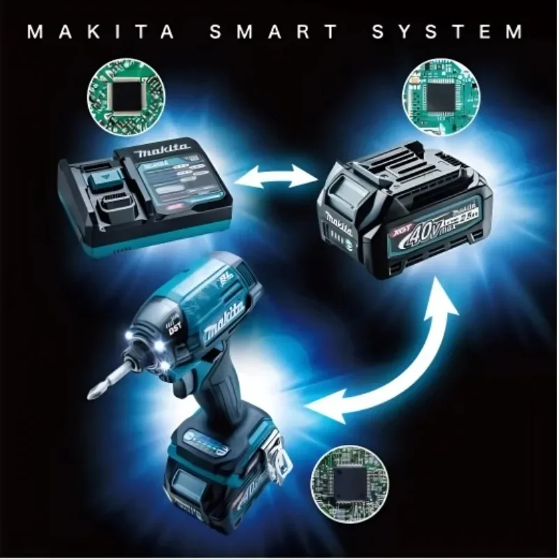 

100%Makita 40V Max 5.0Ah Battery BL4050F for Makita Power Tools XGT HS004G TD001G TW001G HR001G DF001G GA003G Tool Battery